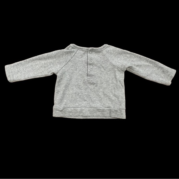 Bloomie’s Baby Top Gray w/ Blue Pocket Baby/Infant Boy Size 6 Months - Picture 3 of 6